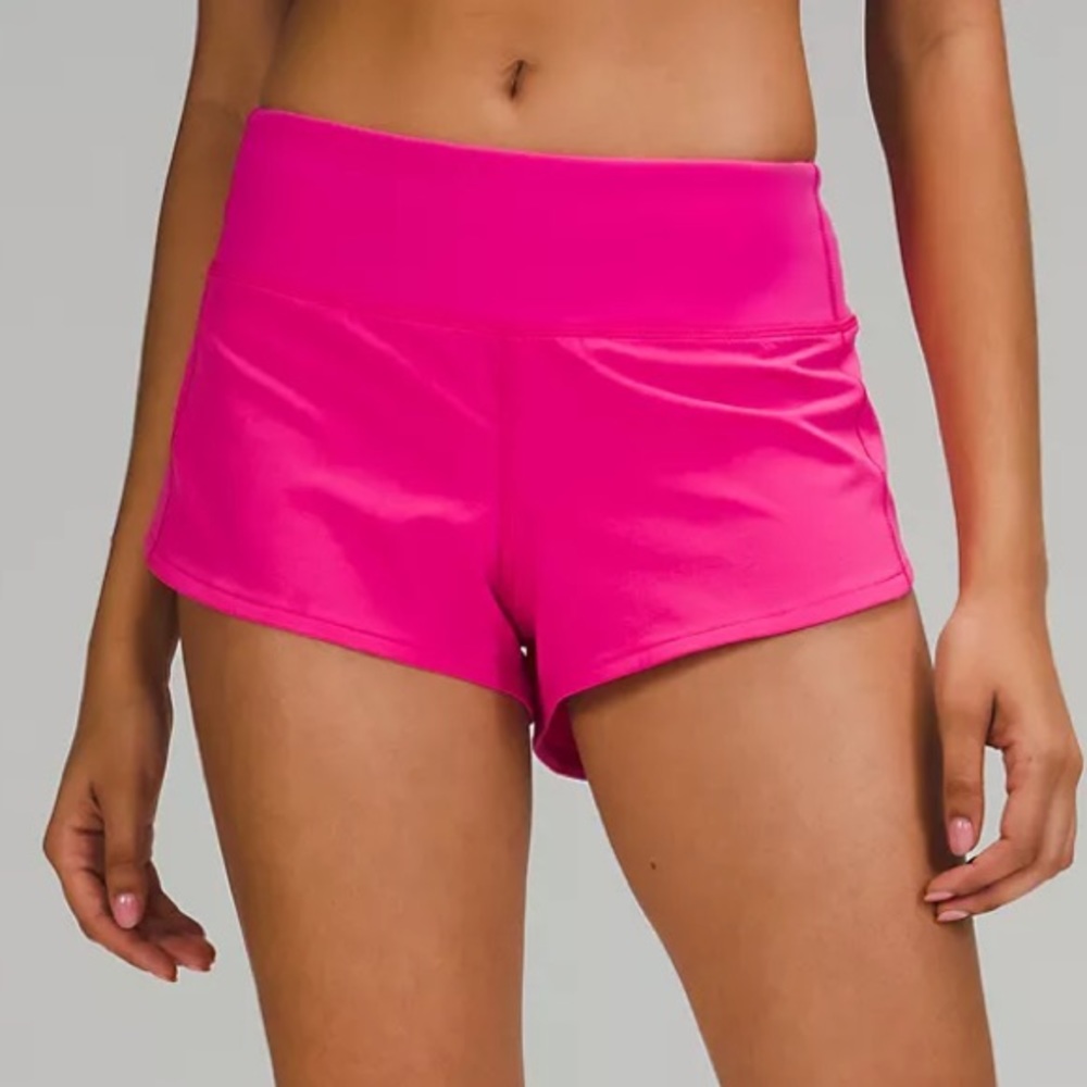 **SONIC PINK** lululemon speed up short